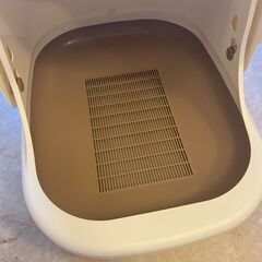 デオトイレ　フード付き　ナチュラルアイボリー　ユニ・チャーム　猫システムトイレ　ペット用品　猫の画像