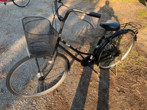軽快なママチャリ　２６インチ　黒　