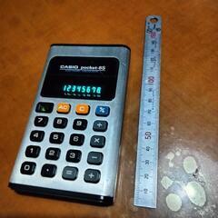 CASIO 初期の電卓　pocket-8Sの画像