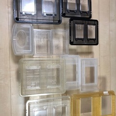 プラケ、虫かご、スライダーケース、プラスチックケース