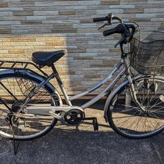 中古自転車 6段変速 26インチ ダイナモライト 軽整備済 防犯...
