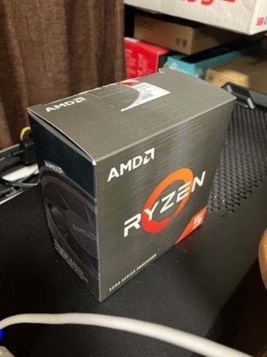 PCパーツ AMD Ryzen 5 5600X (3.7GHz/TC:4.6GHz) BOX AM4/6C/12T/L3 32MB/TDP65W