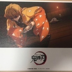 鬼滅の刃　場面写　キャンパスアート　 我妻善逸