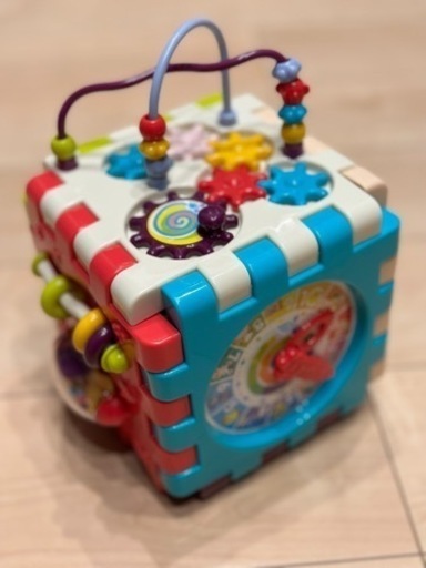 UQTOO 赤ちゃん 幼児 おもちゃ 知育玩具 立体 アクティビティキューブ