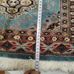 【未使用】滑り止めマットサービス！くすみグリーン 玄関マット ラグの画像