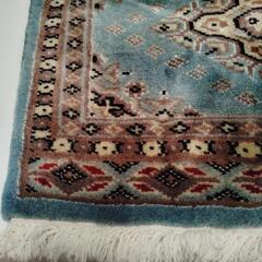 【未使用】滑り止めマットサービス！くすみグリーン 玄関マット ラグの画像