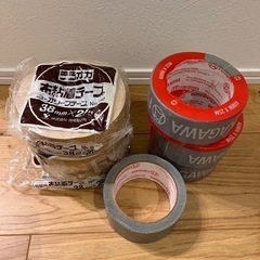 （取引完了）ガムテープ　など　未使用品とおまけ１つ
