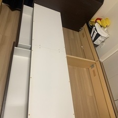 ニトリ　ベッドフレーム　セミダブルの画像