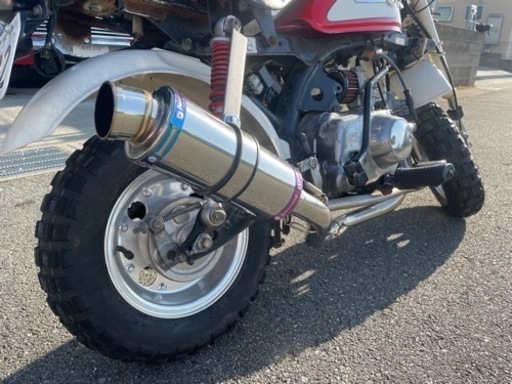 HONDA モンキー 50cc AB27 ホイール、マフラー、フロントサスペンション新品　 純正パーツ有り
