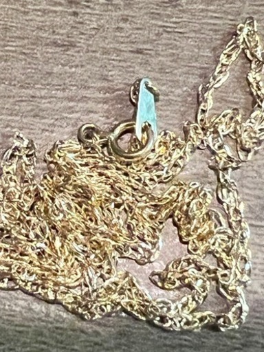 17000円　18金　18k 18K ネックレス　長め54センチ　新品　未使用　刻印あり　名護市　アクセサリー