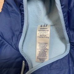 ベビーギャップBaby Gapダウンジャケットの画像