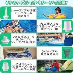 【ジャンク品】レア物 エアーポンプ キャンプ 電動 空気入れ 超軽量の画像