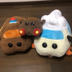 プイプイ　モルカー　ぬいぐるみ　3個セット