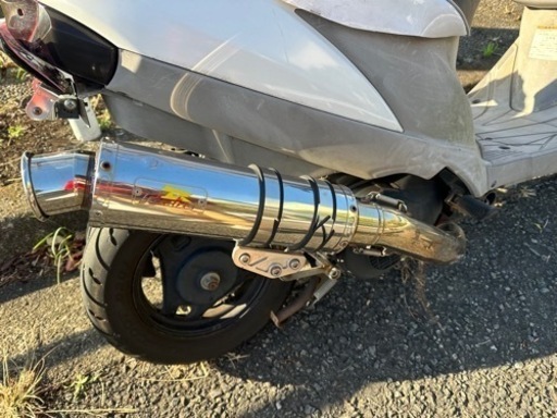 アドレスV125マフラー (半澤美典) 平塚のバイクの中古あげます