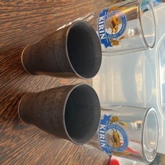 ビールジョッキ　陶器コップ
