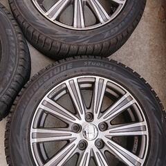 スタッドレス、205/55/16、ブリジストン ブリザック GZ,2016年 PCD114.3ヴォクシーなどに、現金手渡しにて取りに来る人限る        の画像