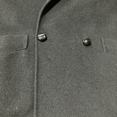 黒　コート　日本製の画像