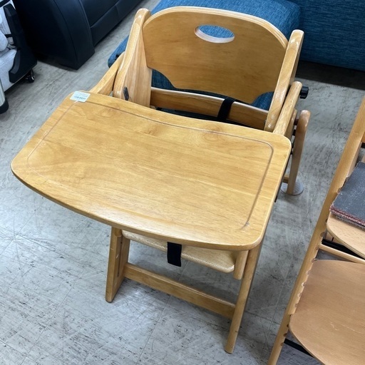 J3249 大和屋 STACIA ステーシア ハイu0026ローチェア 木製ベビー