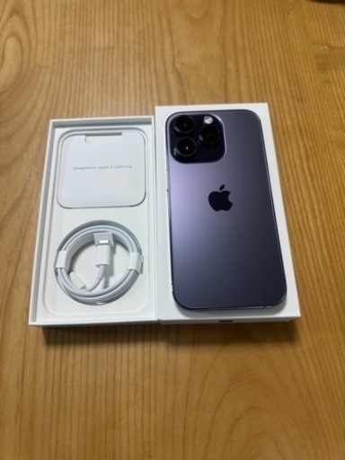 iPhone 14pro 128GB ディープパープル　SIMフリー