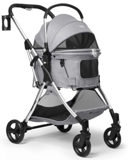 ペットカート beberoad R5 グレー 新品未使用品