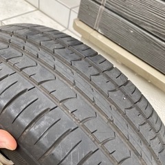 【受渡し決定】サマータイヤ　アルミホイールセット(保管用カバー付)の画像