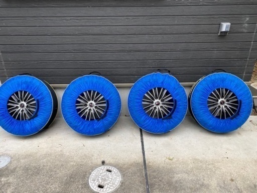 【受渡し決定】サマータイヤ　アルミホイールセット(保管用カバー付)