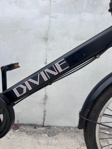 【程度良】福岡発 DIVINE ミニベロ? 20インチ 6段切替 自転車 オシャレ