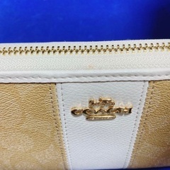 値下げ新品送料無料 COACH IMDQC ジップウォレットラウンド長財布の画像