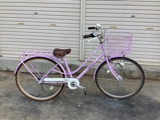 265 ダイワサイクル　JENN-LOVE 26インチ  ピンクボディー