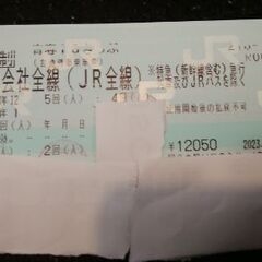 青春18きっぷ 残1回 3,500円　直ぐに渡せます　2024年...