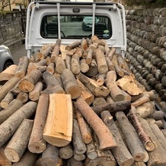 薪 広葉樹 乾燥済み けやき ナラなど 軽トラック満載