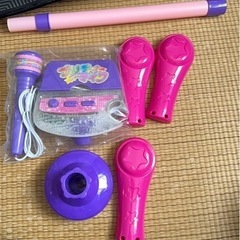 スマホスタンド付プリティマイクの画像