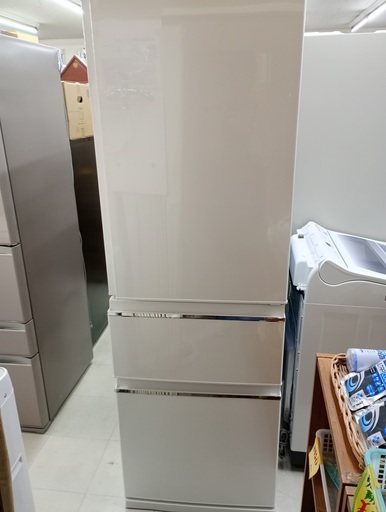 三菱　3ドア冷蔵庫　365L