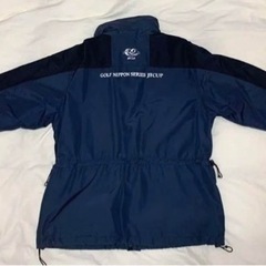 メンズ　ブルゾン　JTCAPジャンパー　紺色【ほぼ未使用】の画像