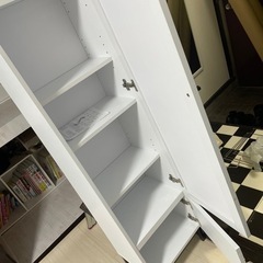 収納付きスタンドミラー☆ドレッサーの画像