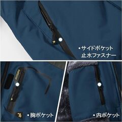 [新商品]ダークブルー冬コートの画像