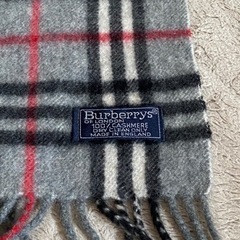 カシミア100 BURBERRY マフラーの画像