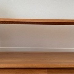 無印良品　無垢材テーブルベンチ　オーク材 無印良品 無垢材テーブルベンチ・オーク材