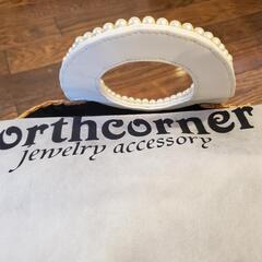 northcorner パール付かごバッグ　美品の画像