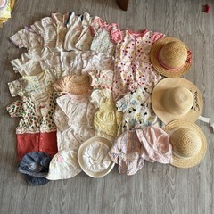 ベビー　肌着　ロンパース　帽子　夏物