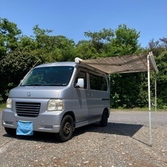 軽キャン　バモスホビオ ターボ 4WD 車検6.7まで！の画像