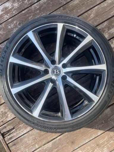 20インチタイヤ&ホイール4本セット　245/40 R20