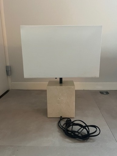 節約 無印良品 スタンドライト 白大理石