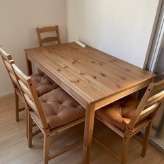 ※お取引中※IKEA JOKKMOKK ヨックモック　テーブル・椅子4脚