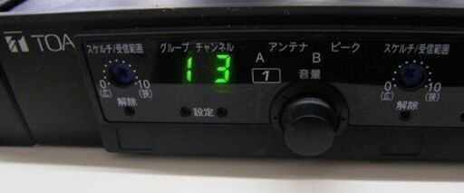 TOA ダイバシティ ワイヤレス チューナー WT-1822 スタジオ機材 プロ用