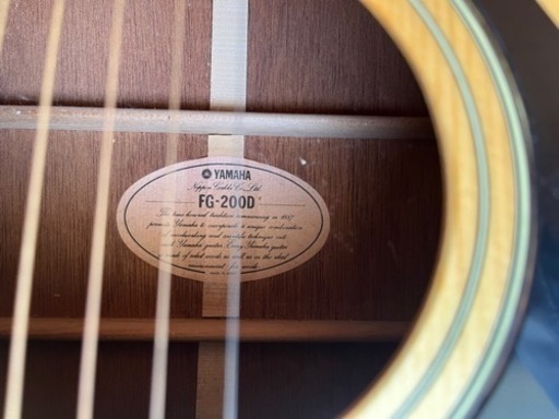 YAMAHA FG-200Dアコースティックギター②