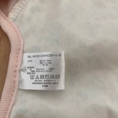 取引中　お食事エプロン　80-90サイズ　ほぼ未使用品　100円の画像