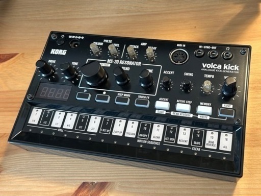 KORG volca kick アナログリズムマシン アナログベースシンセサイザー