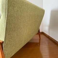 ソファ　2人掛け　幅135cm グリーンの画像