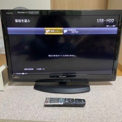 即渡し相談可 SHARP AQUOS LC-32V5 TVとHD...